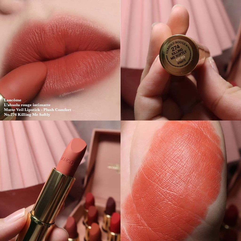 Son thỏi lì Lancome L'Absolu Rouge Intimatte