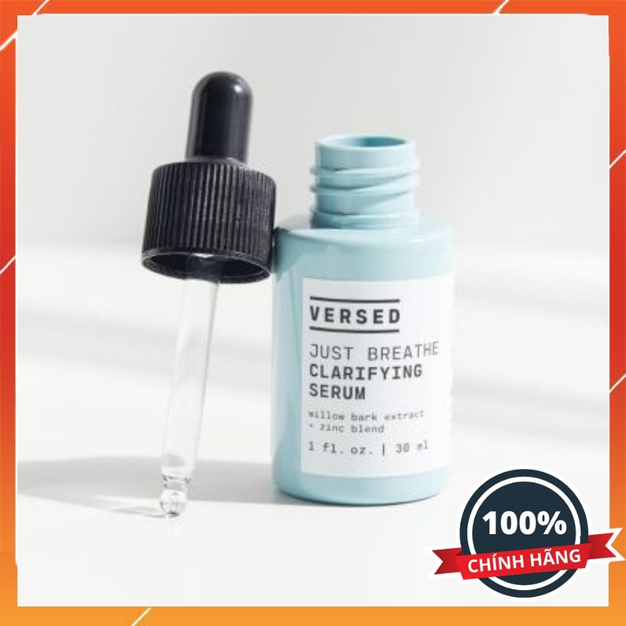 Tinh Chất Versed Just Breathe Clarifying serum giảm mụn dưỡng da 30 ml