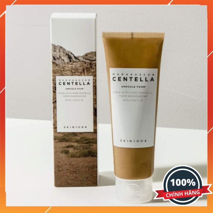 SRM rau má giảm mụn phục hồi da Skin1004 Madagascar Centella Ampoule Foam 125ml