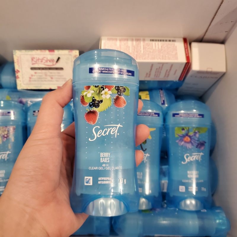 Gel lăn khử mùi Secret dạng gel 48H clear gel