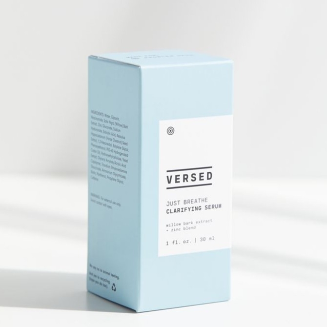Tinh Chất Versed Just Breathe Clarifying serum giảm mụn dưỡng da 30 ml