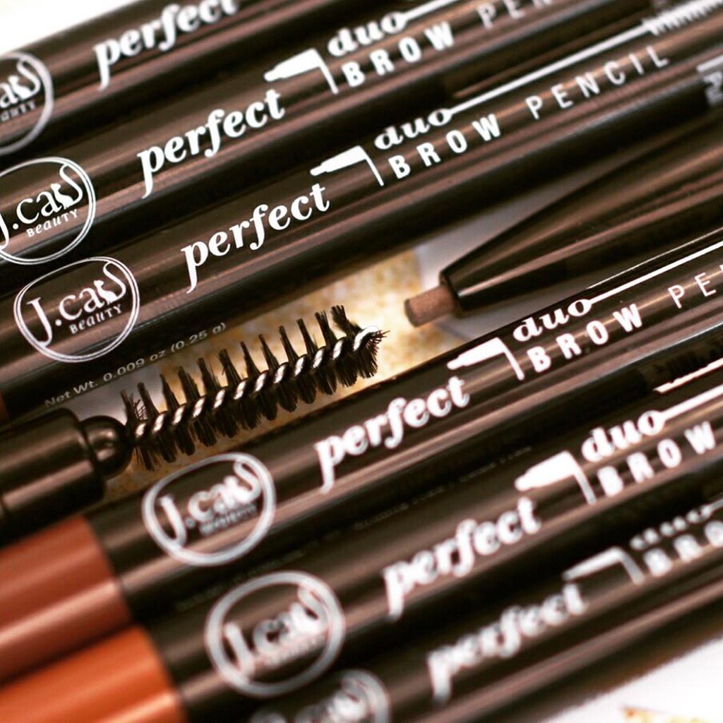 Chì kẻ chân mày 2 đầu J.Cat màu Light Brown