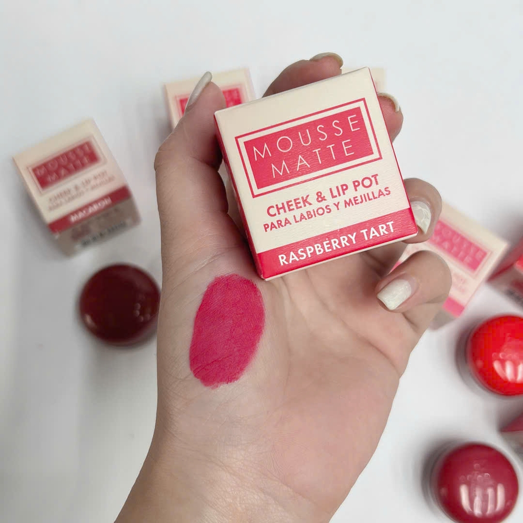 Phấn má & son kem lì dạng hũ Italia Deluxe Mousse Matte Cheek + Lip Pot