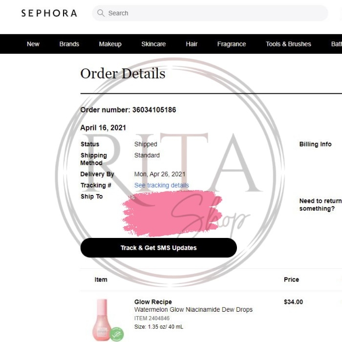 Tinh chất làm sáng da Glow Recipe Watermelon Glow Niacinamide Dew Drops 40ml