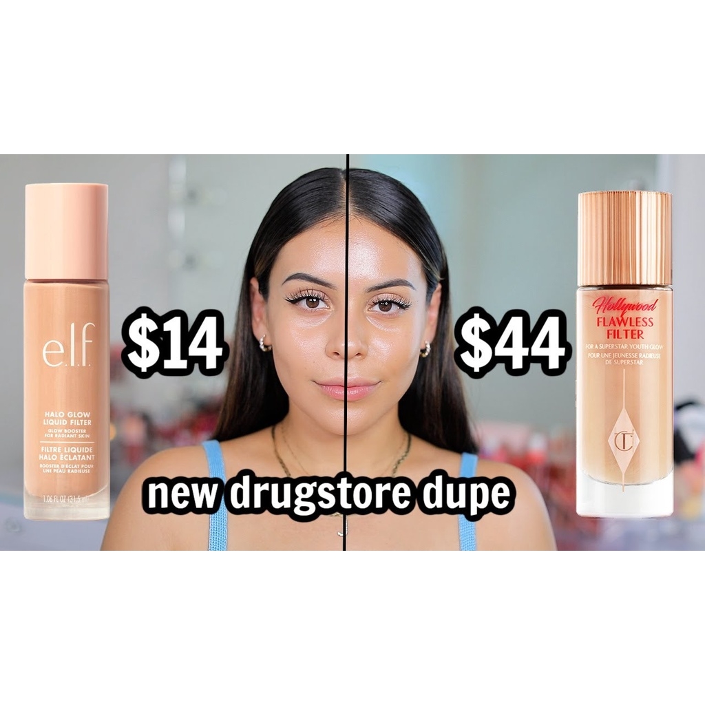 Kem ELF Halo Glow Liquid Filter tạo hiệu ứng da căng bóng