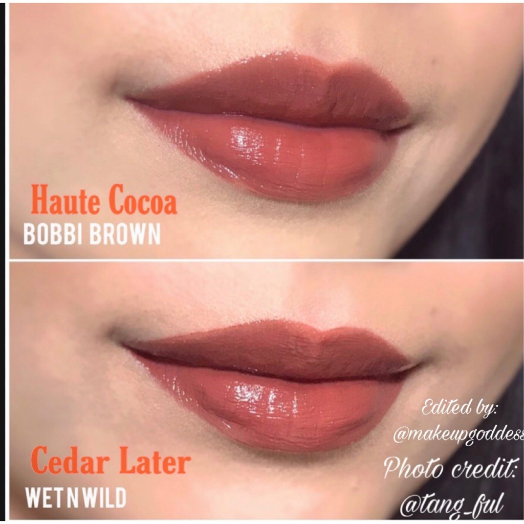 Son bóng Wet n Wild Megalast Liquid Catsuit Highshine Cedar Later