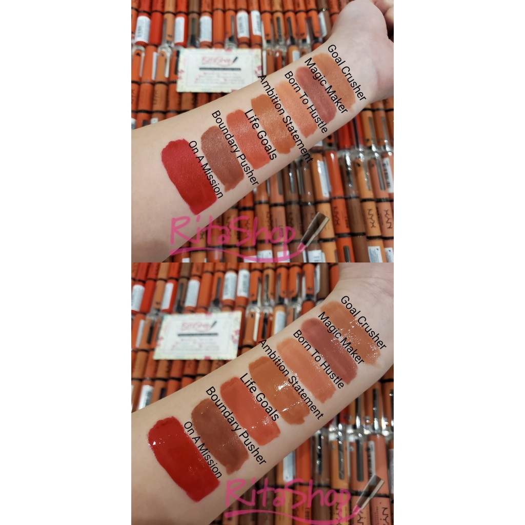 Son kem lì 2 đầu NYX Shine Loud Liquid Lipstick