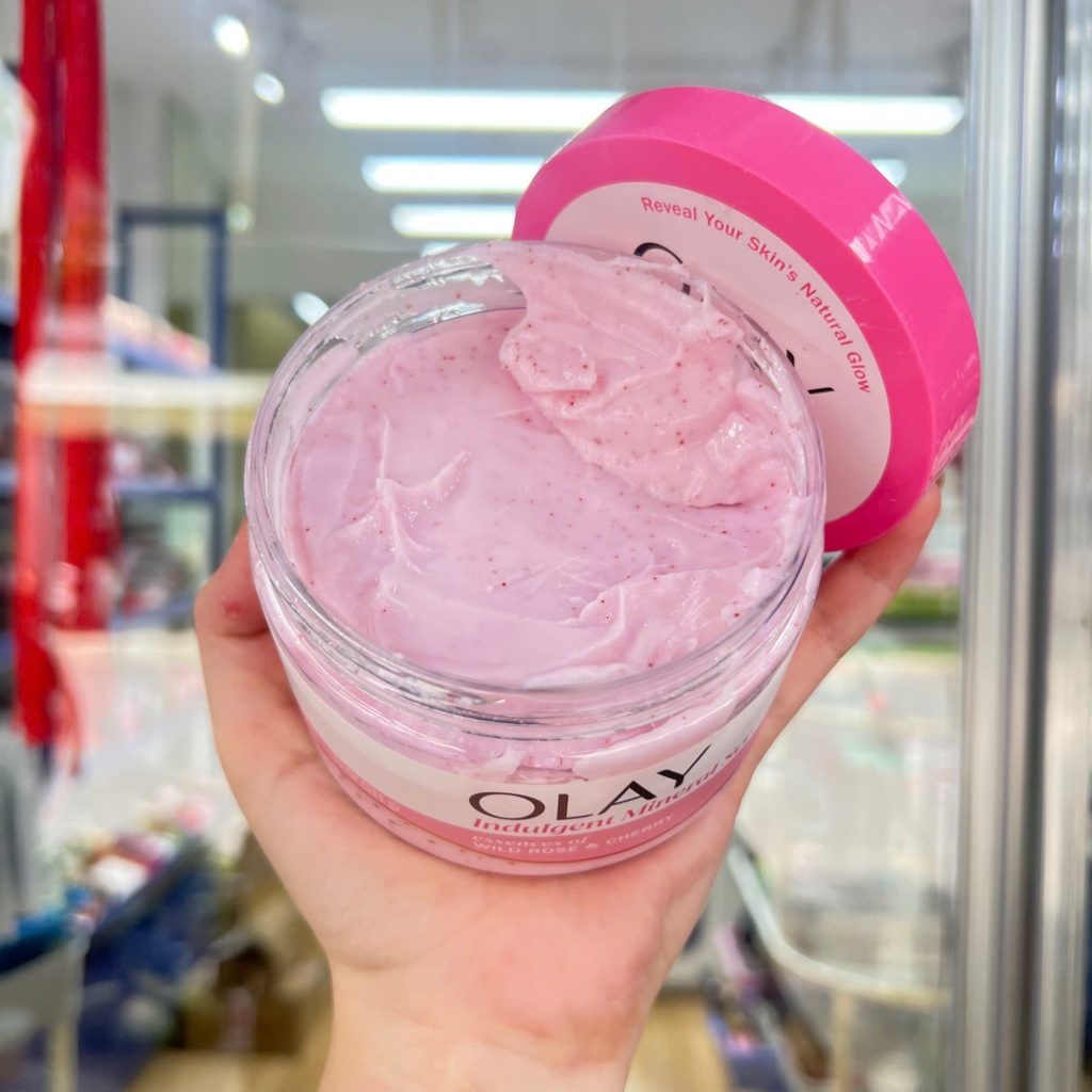 Tẩy tế bào chết toàn thân Olay Indulgent Mineral Scrub 311g