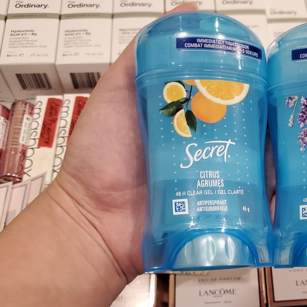 Gel lăn khử mùi Secret dạng gel 48H clear gel