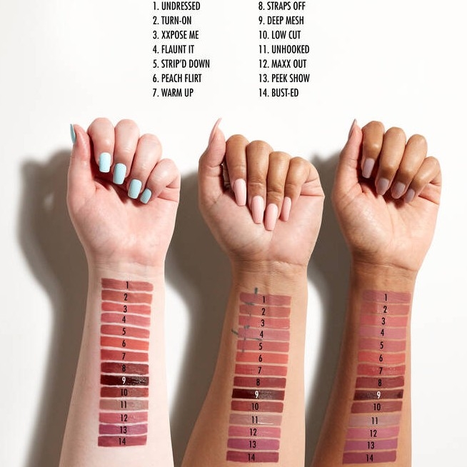 Son kem lì NYX Lingerie XXL Matte Liquid Lipstick cực kì nhẹ môi