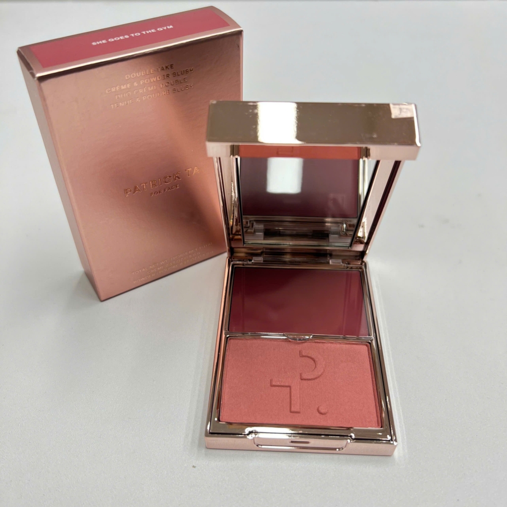 Phấn má hồng Patrick Ta Double - Crème Take & Powder Blush Duo