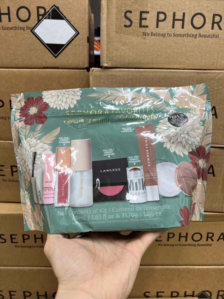 [Mới] Set 8 Sản Phẩm Trang Điểm Sephora Favorites Gleamy Dreamy