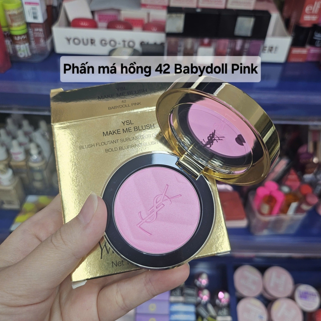 Phấn má hồng YSL Make Me Blush 24h làm mờ mịn da size 5g