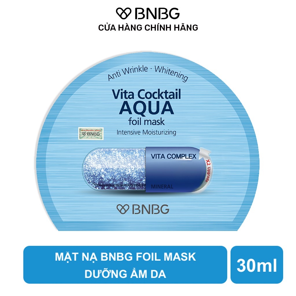 Mặt Nạ BNBG Vita Mask phục hồi, cấp ẩm, nuôi dưỡng da toàn diện 30ml