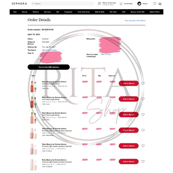 Kem bắt sáng Rare Beauty