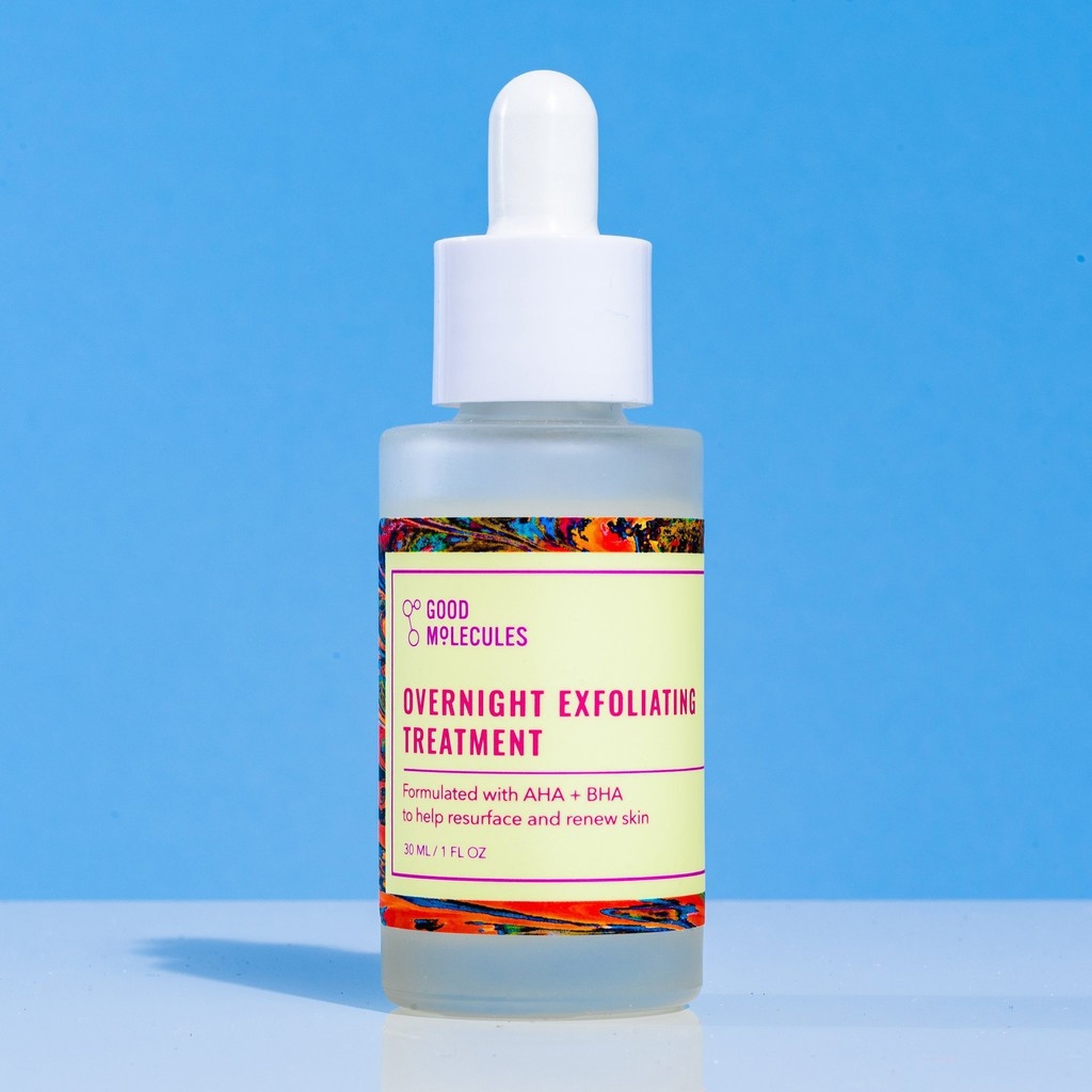 Serum Tẩy tế bào chết hóa học Good Molecules ban đêm giúp da sáng mịn, giảm thâm mụn