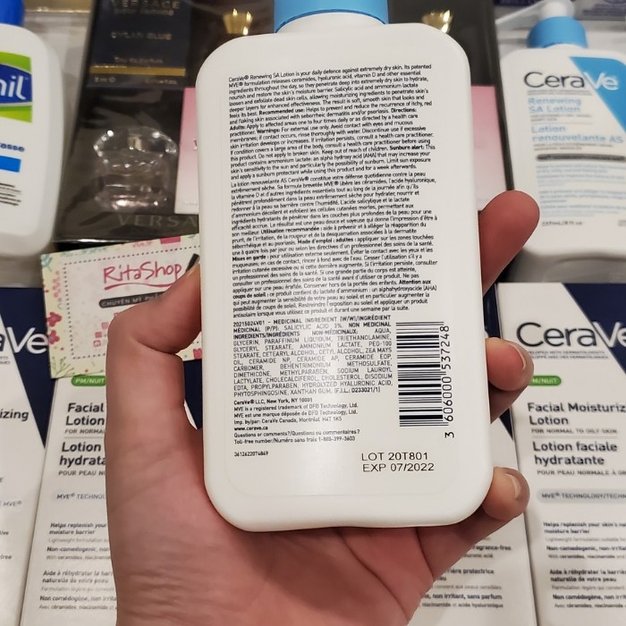 Kem dưỡng ẩm da cho da khô Cerave Renewing SA for rough bumpy skin