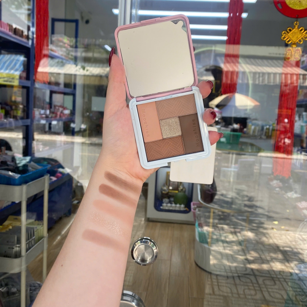 Bảng Phấn Mắt 5 Màu Phiên Bản Giới Hạn Mooekiss 8.5 G