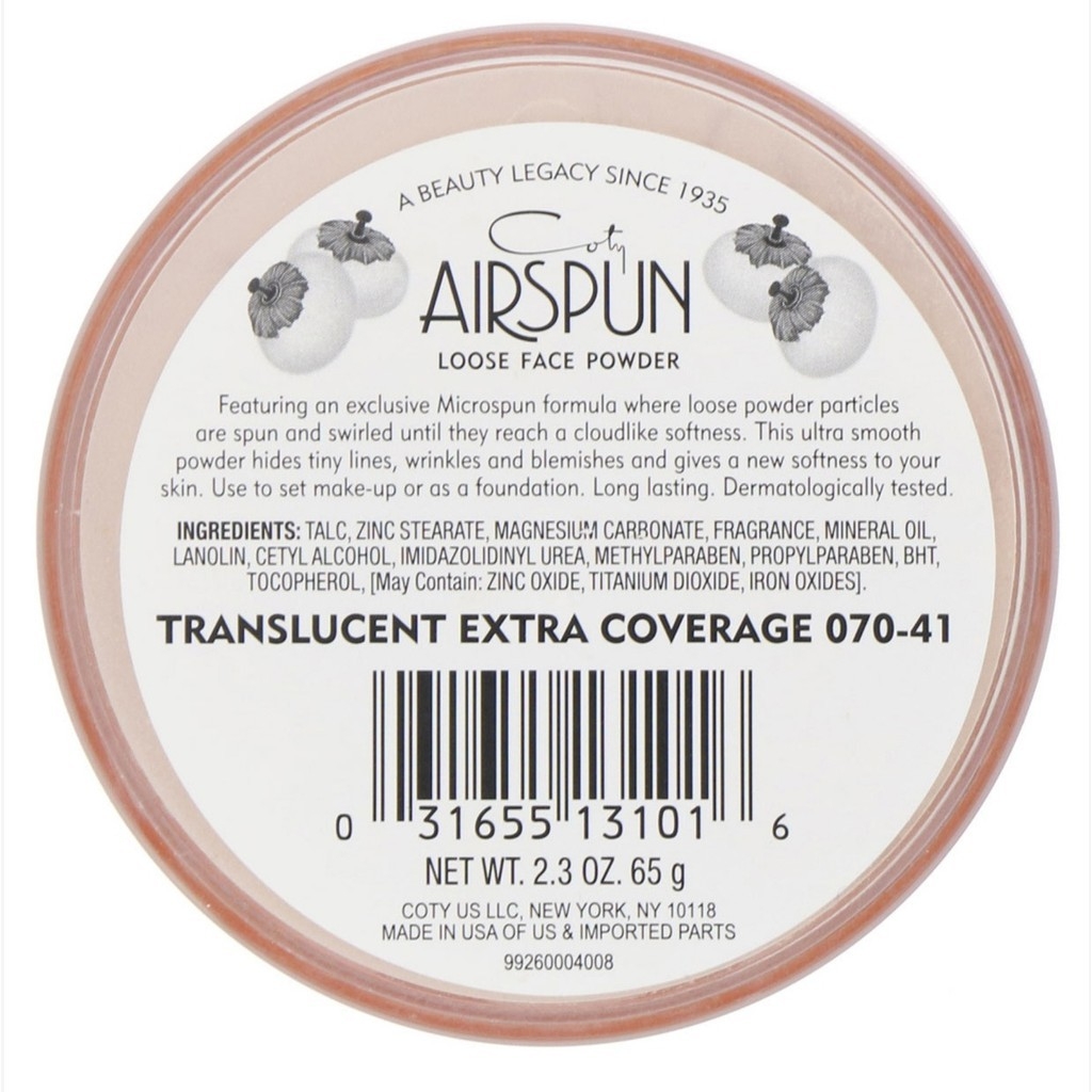 Phấn phủ kiềm dầu Coty Airspun - phấn trang điểm da