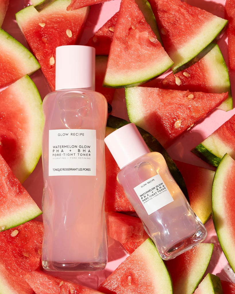 Nước Hoa Hồng Giúp Giảm Lỗ Chân Lông Glow Recipe Watermelon Glow PHA + BHA Pore-Tight Toner 150ML