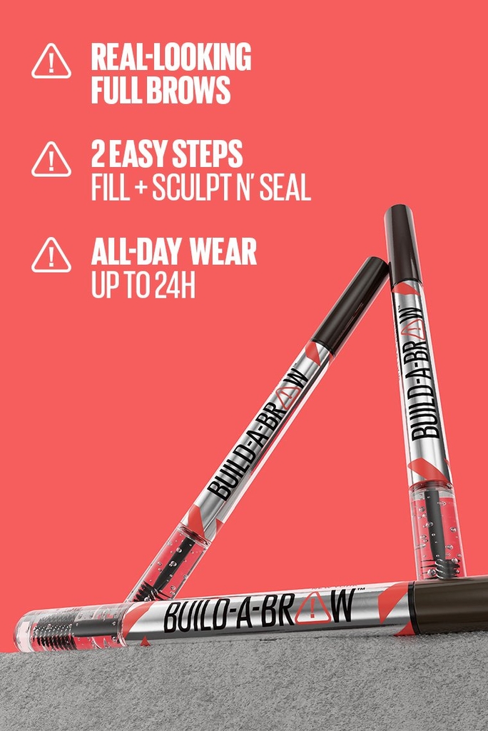Bút Kẻ Chân Mày Và Gel Giữ Nếp Maybelline Build-A-Brow 2-in-1 Brow Pen and Sealing Brow Gel