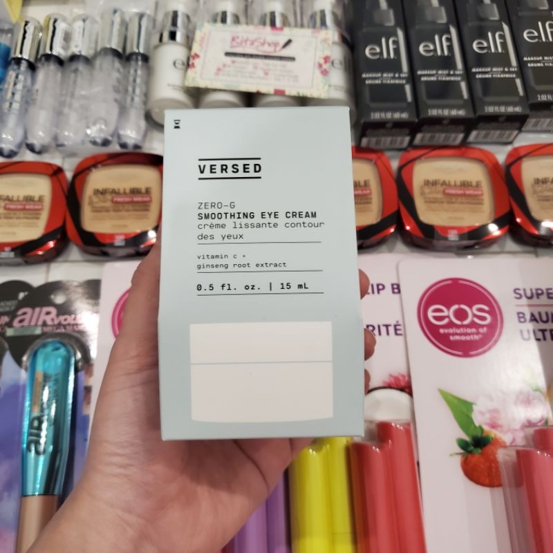 Kem dưỡng Versed làm sáng, giảm quầng thâm, giảm bọng mắt và chống lão hóa cho vùng mắt