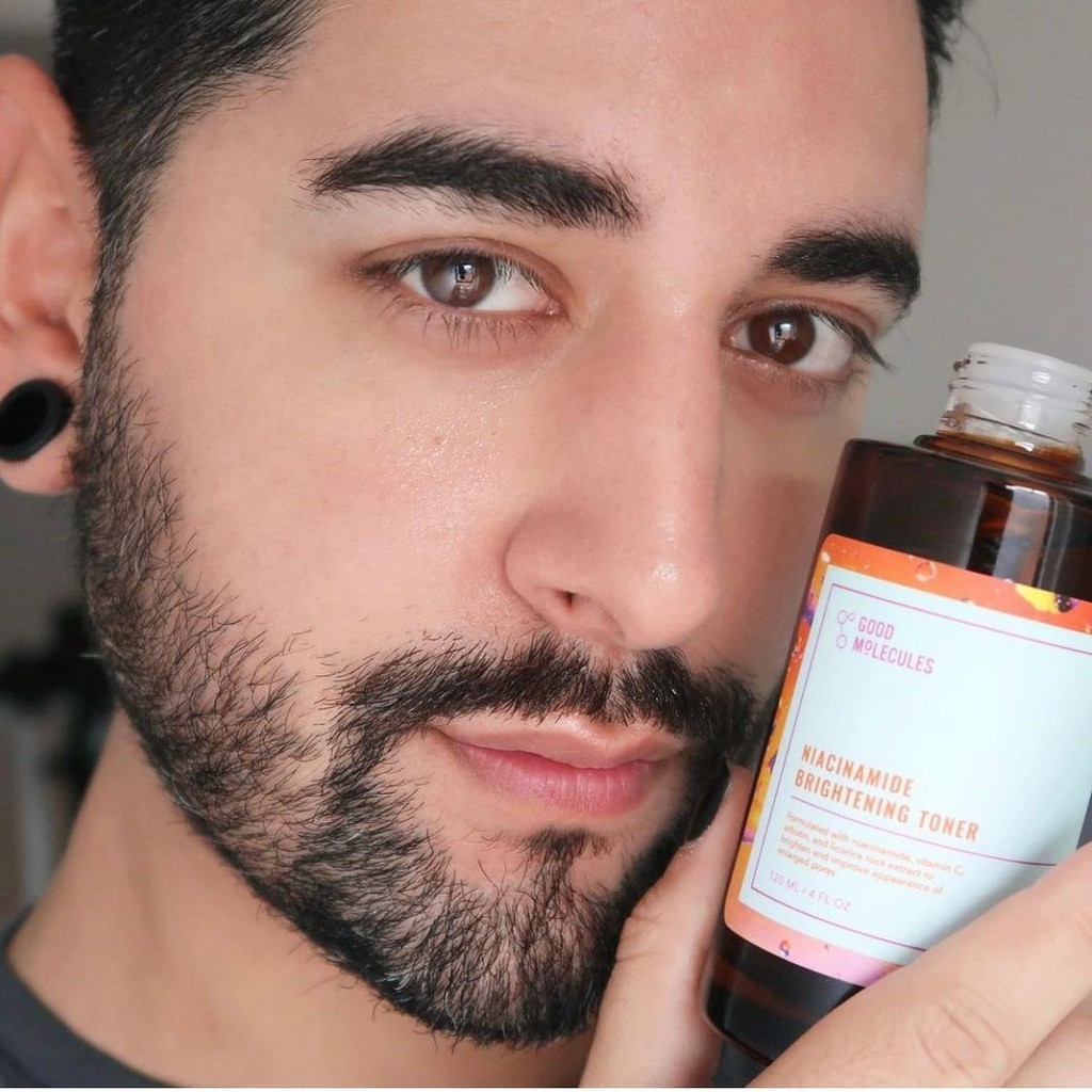 Nước hoa hồng làm sáng da, giảm thâm Good Molecules Niacinamide Brightening Toner 30ml