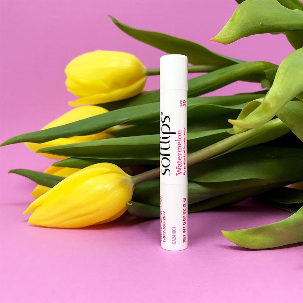 Cặp son dưỡng môi không màu trong suốt Softlips slim Spf 20