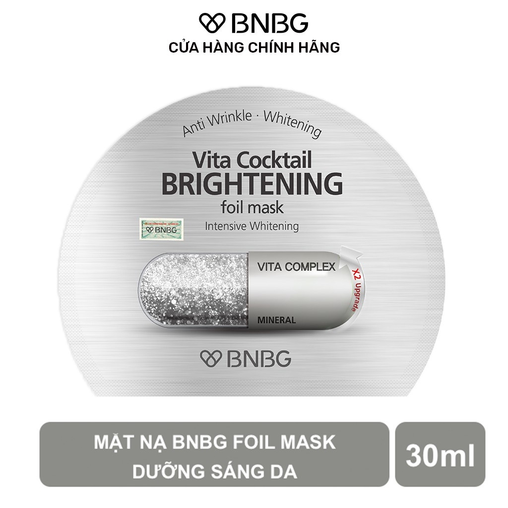 Mặt Nạ BNBG Vita Mask phục hồi, cấp ẩm, nuôi dưỡng da toàn diện 30ml