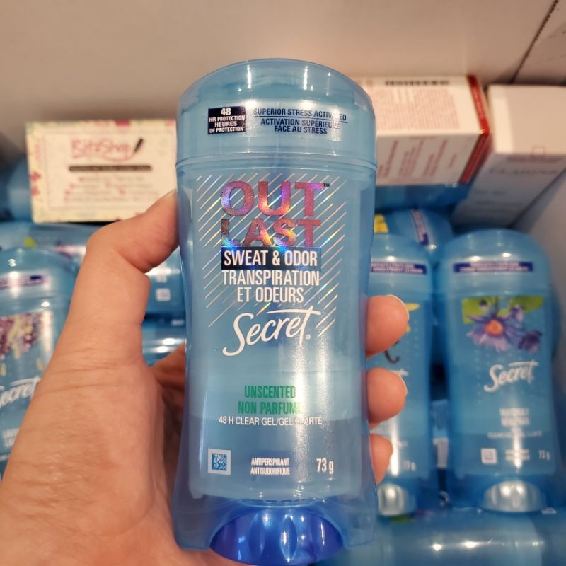 Gel lăn khử mùi Secret dạng gel 48H clear gel