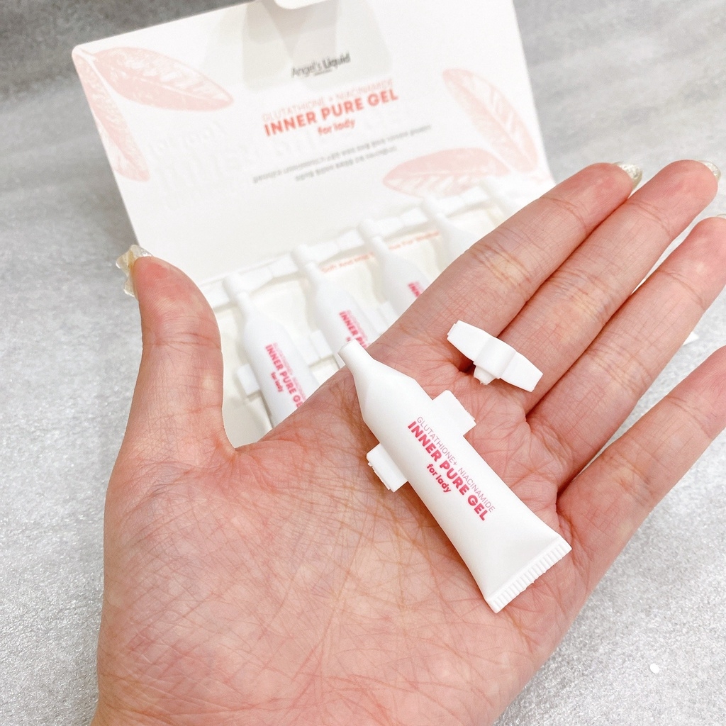 Set Tinh Chất Làm Hồng Se Khít Vùng Kín Angel Liquid Glutathione Plus Niacinamide Inner Pure Gel