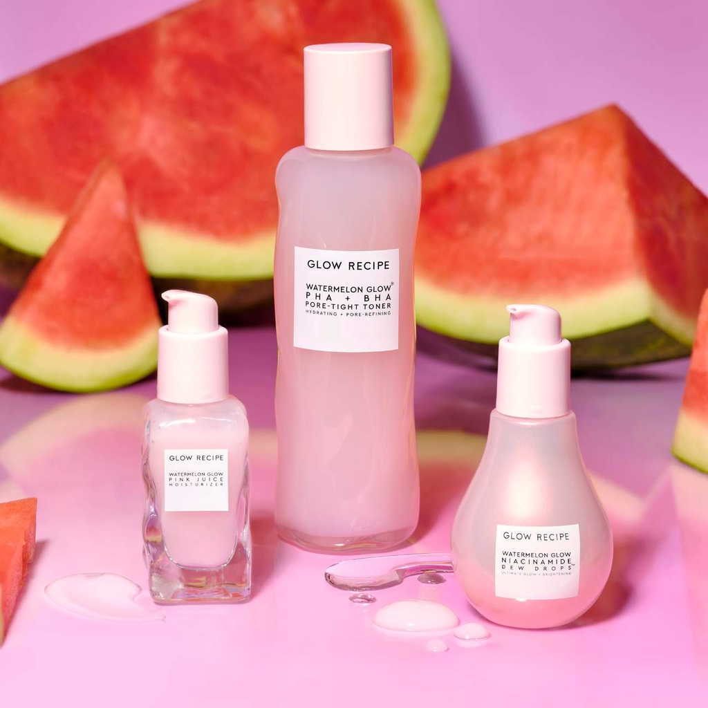 Set 3 Sản Phẩm Dưỡng Da Glow Recipe Dewy Skin Goals