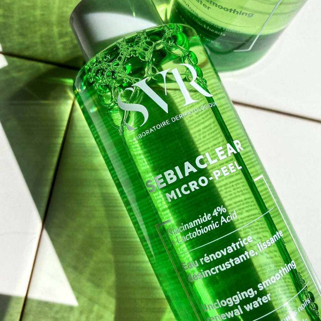 Toner giảm mụn, se khít lỗ chân lông SVR Sebiaclear Micro-peel 150ml