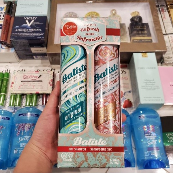 Dầu xịt gội đầu khô Batiste dạng bọt mới - Dry Shampoo Waterless Cleansing Foam 125 ml
