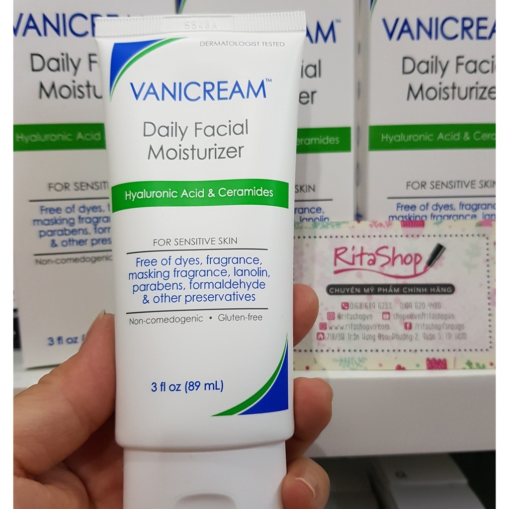 Kem dưỡng ẩm hàng ngày Vanicream dành cho da nhạy cảm