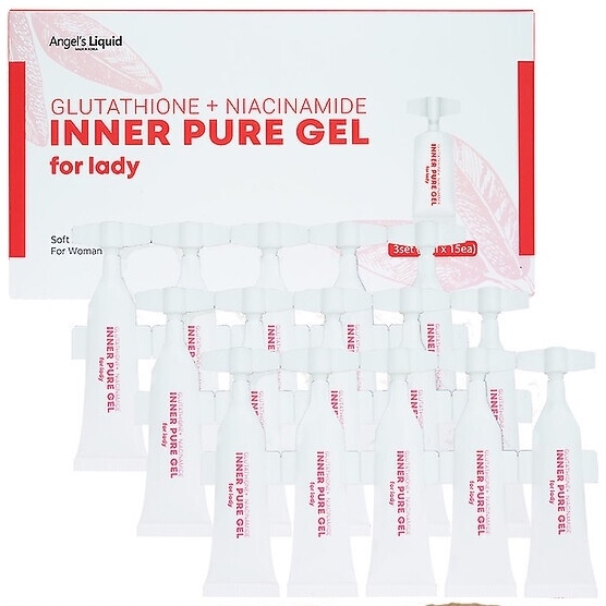 Set Tinh Chất Làm Hồng Se Khít Vùng Kín Angel Liquid Glutathione Plus Niacinamide Inner Pure Gel