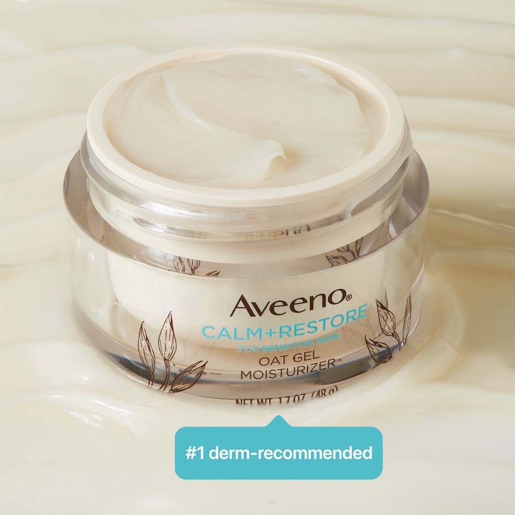 Kem dưỡng ẩm yến mạch Aveeno phục hồi làm dịu da Calm + Restore Oat Gel Moisturizer