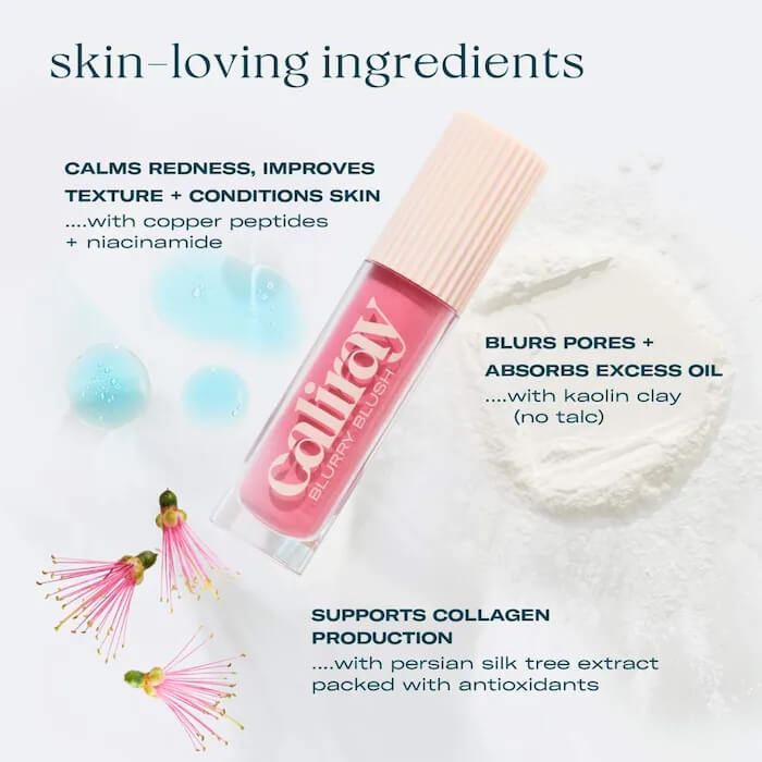 Má Hồng Kem Làm Mờ Lỗ Chân Lông caliray Blurry Blush With Niacinamide