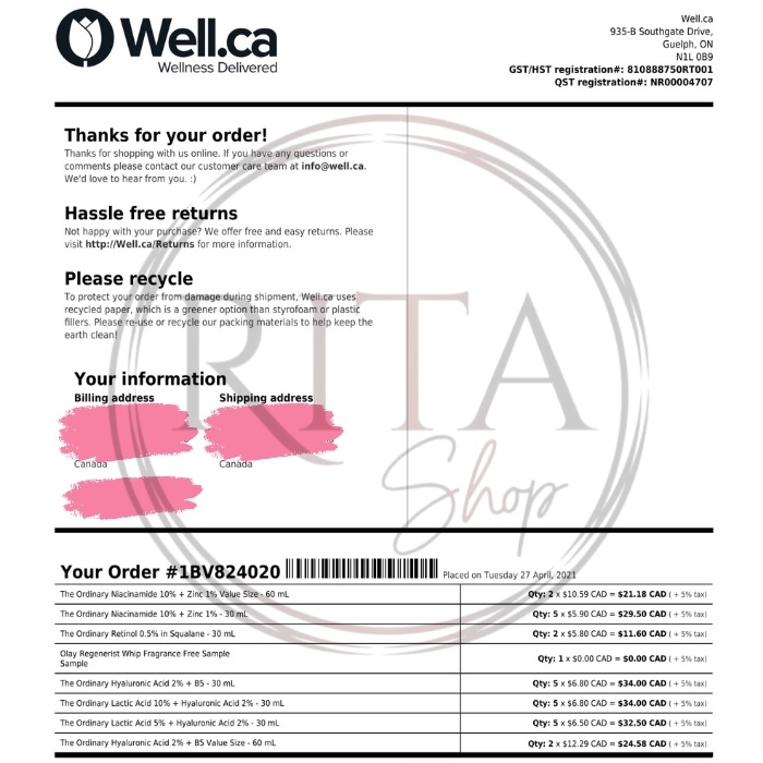 Serum The Ordinary Lactic Acid 5% & 10% +HA 30 ml