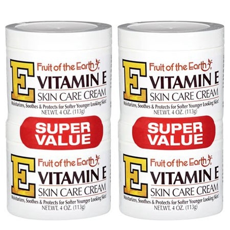 Kem dưỡng da dưỡng ẩm Vitamin E Fruit of the Earth skin care cream cho mặt tay và body chống lão hóa 113g