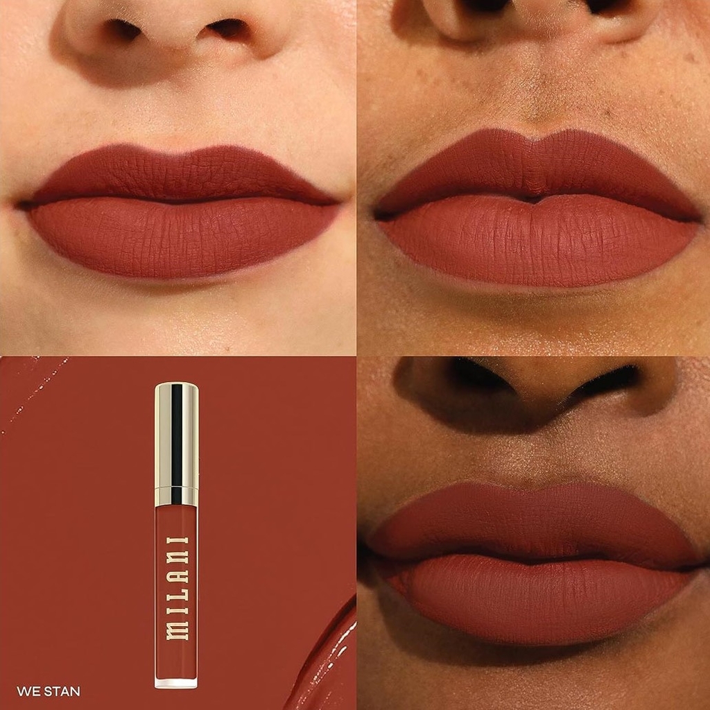 Son Lì Milani Stay Put Liquid Lip Longwear Lipstick Không Trôi Giữ Màu Tới 12 Giờ