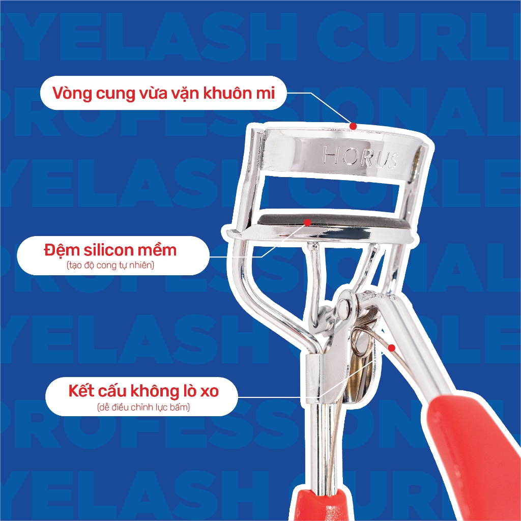 Kẹp Bấm Mi Horus Professional Eyelash Curler