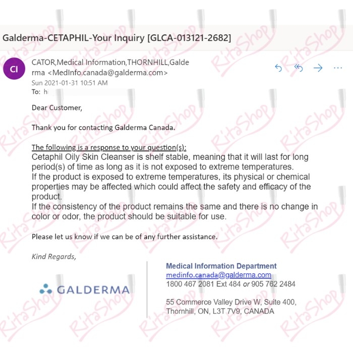 SRM Cetaphil Oily Skin Cleanser