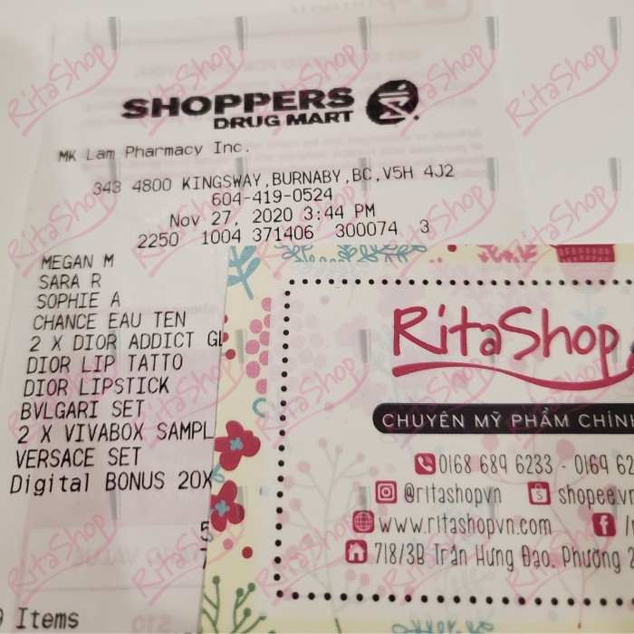 Set nước hoa mini 4 chai Versace dành cho nữ - dầu thơm edt chính hãng