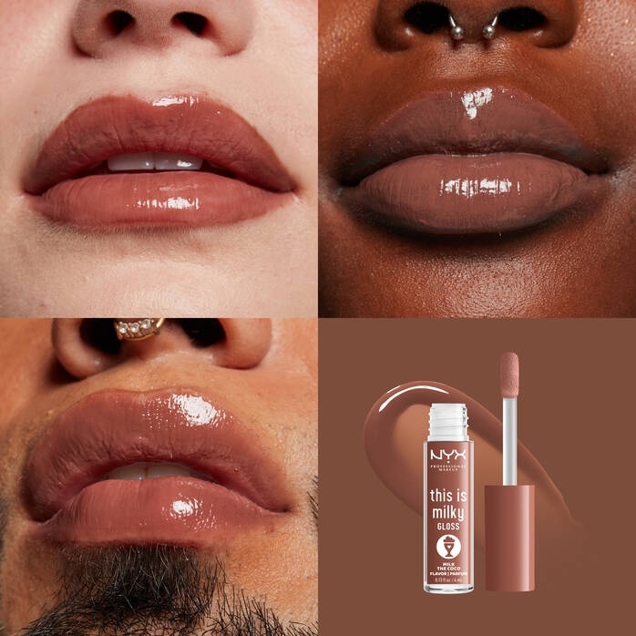 Son bóng dưỡng môi có màu NYX This is Milky Gloss Milkshake