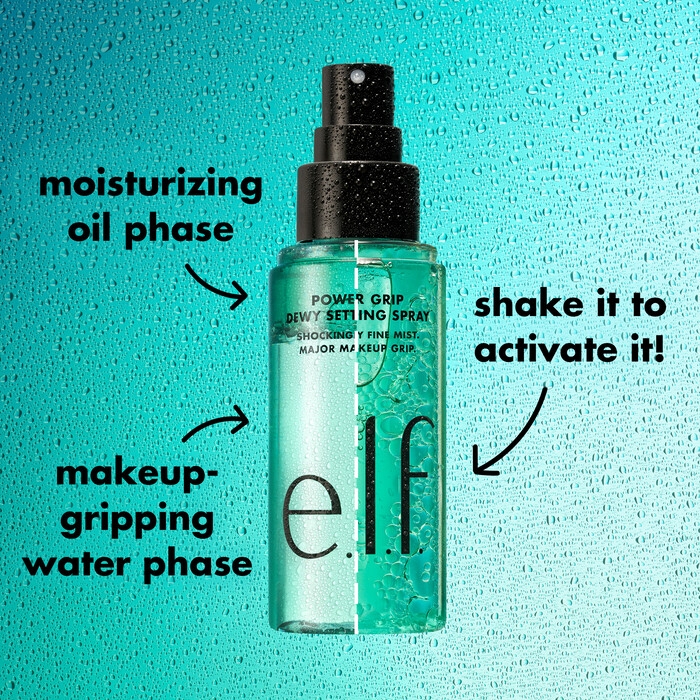 Xịt Giữ Lớp Trang Điểm ELF Power Grip Dewy Setting Spray 80 ML