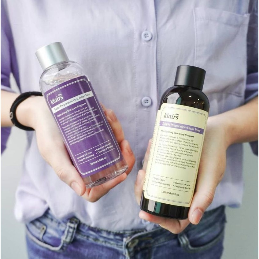 Nước hoa hồng Dear Klairs dưỡng ẩm và làm mềm da Supple Preparation Facial Toner