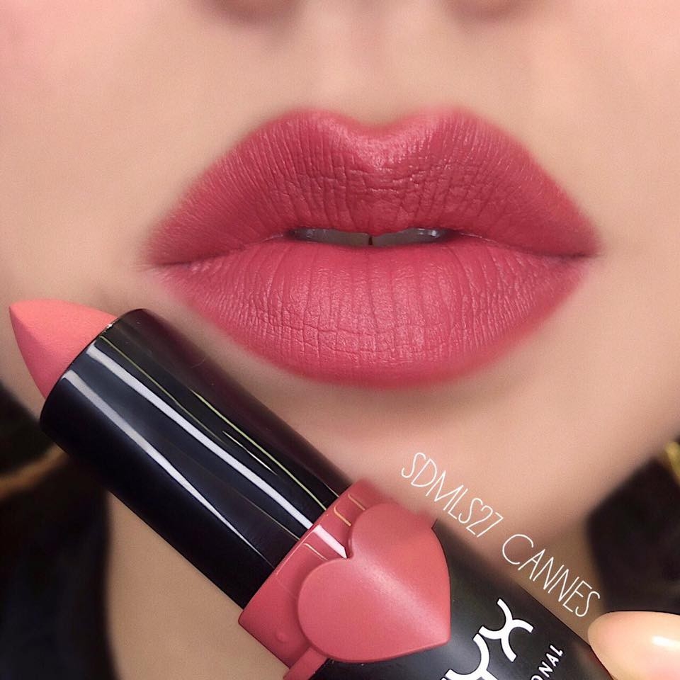 Son thỏi lì NYX Suede matte lipstick