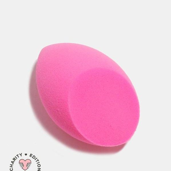 Mút tán trang điểm AOA vạt xéo màu hồng