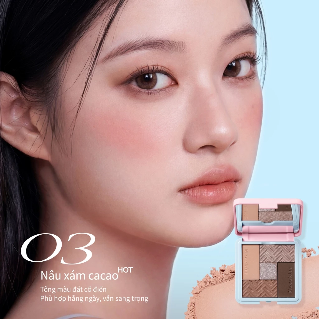Bảng Phấn Mắt 5 Màu Phiên Bản Giới Hạn Mooekiss 8.5 G